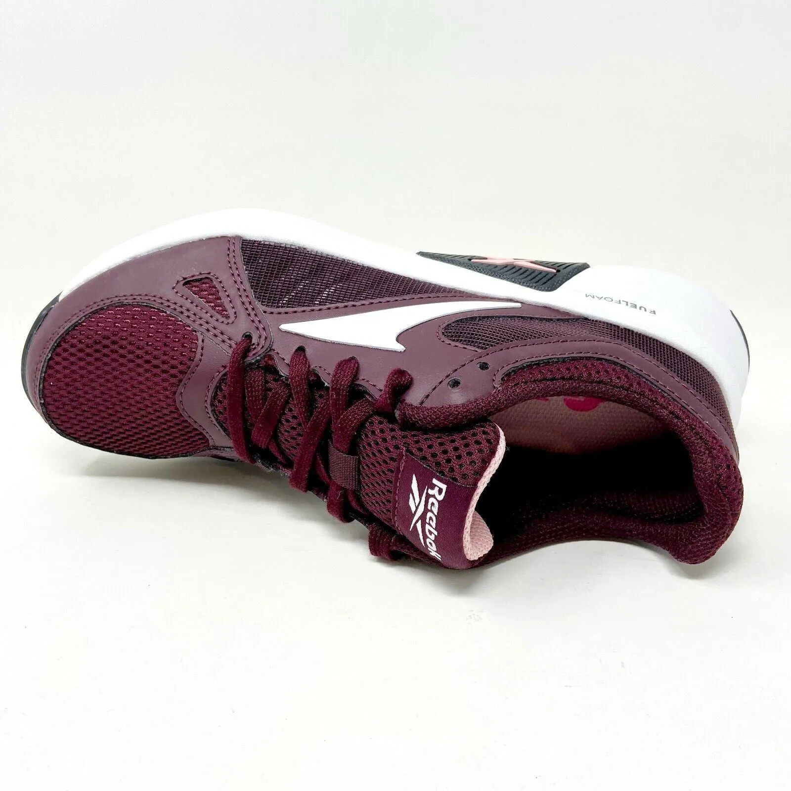 Reebok Advanced Trainette Maroon White Womens Size 7.5 Training Sneakers FV4698