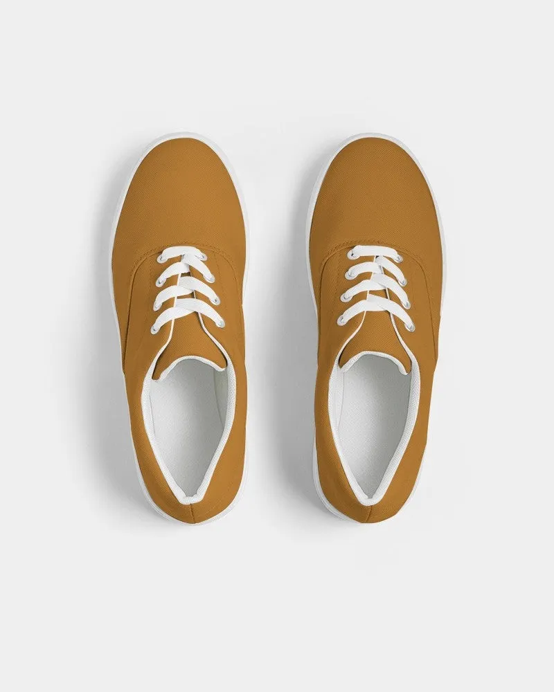 Shaded Orange Canvas Sneakers | Men's | C0M50Y100K30