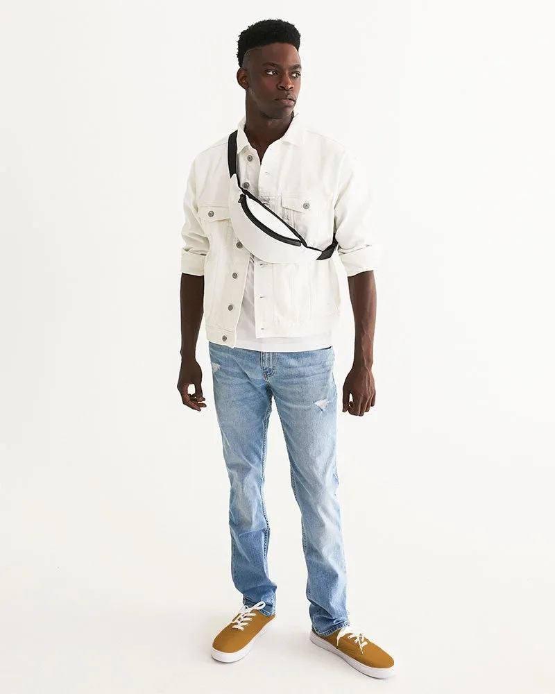 Shaded Orange Canvas Sneakers | Men's | C0M50Y100K30