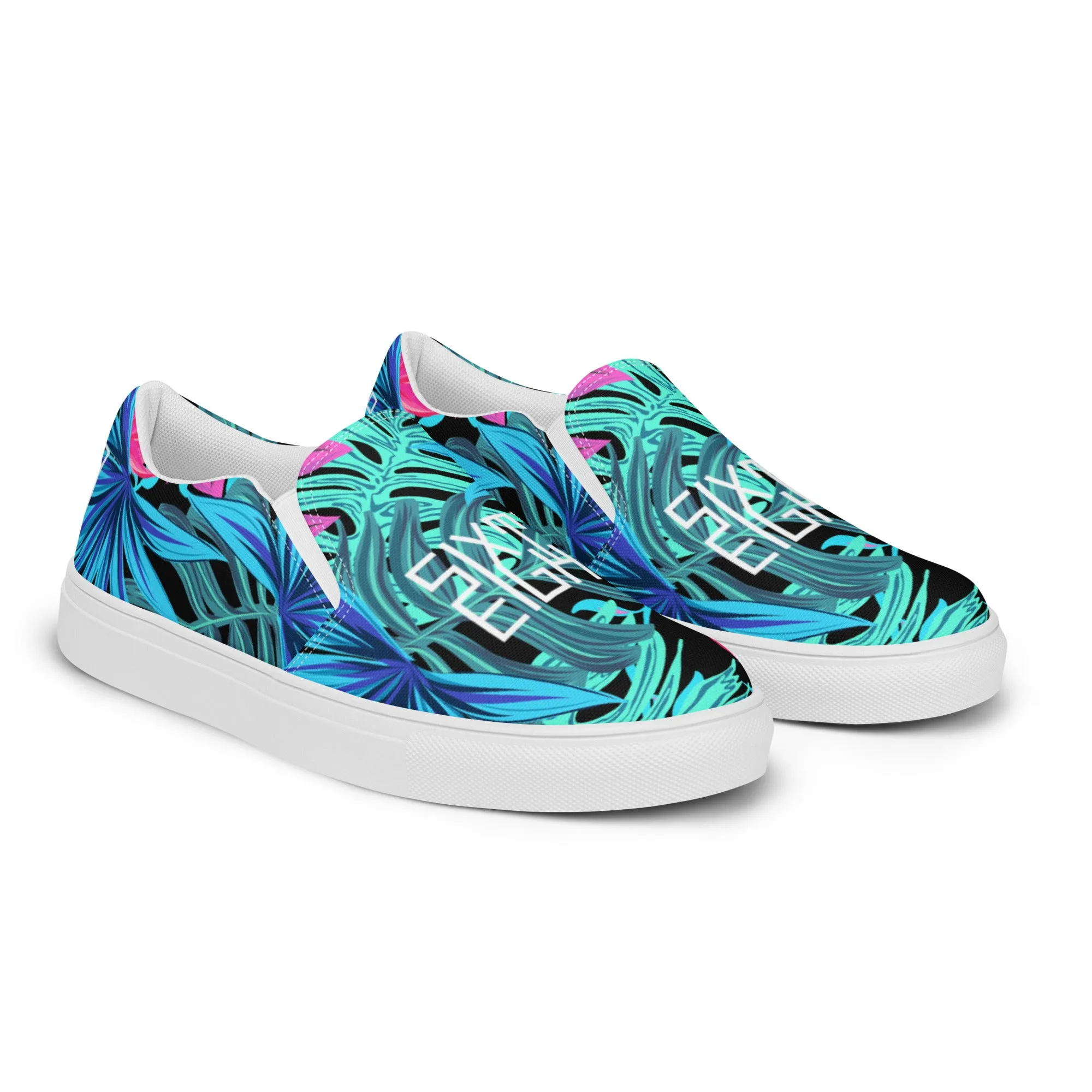 Sixty Eight 93 Logo White Tropical 1.0 Women's Slip On Shoes