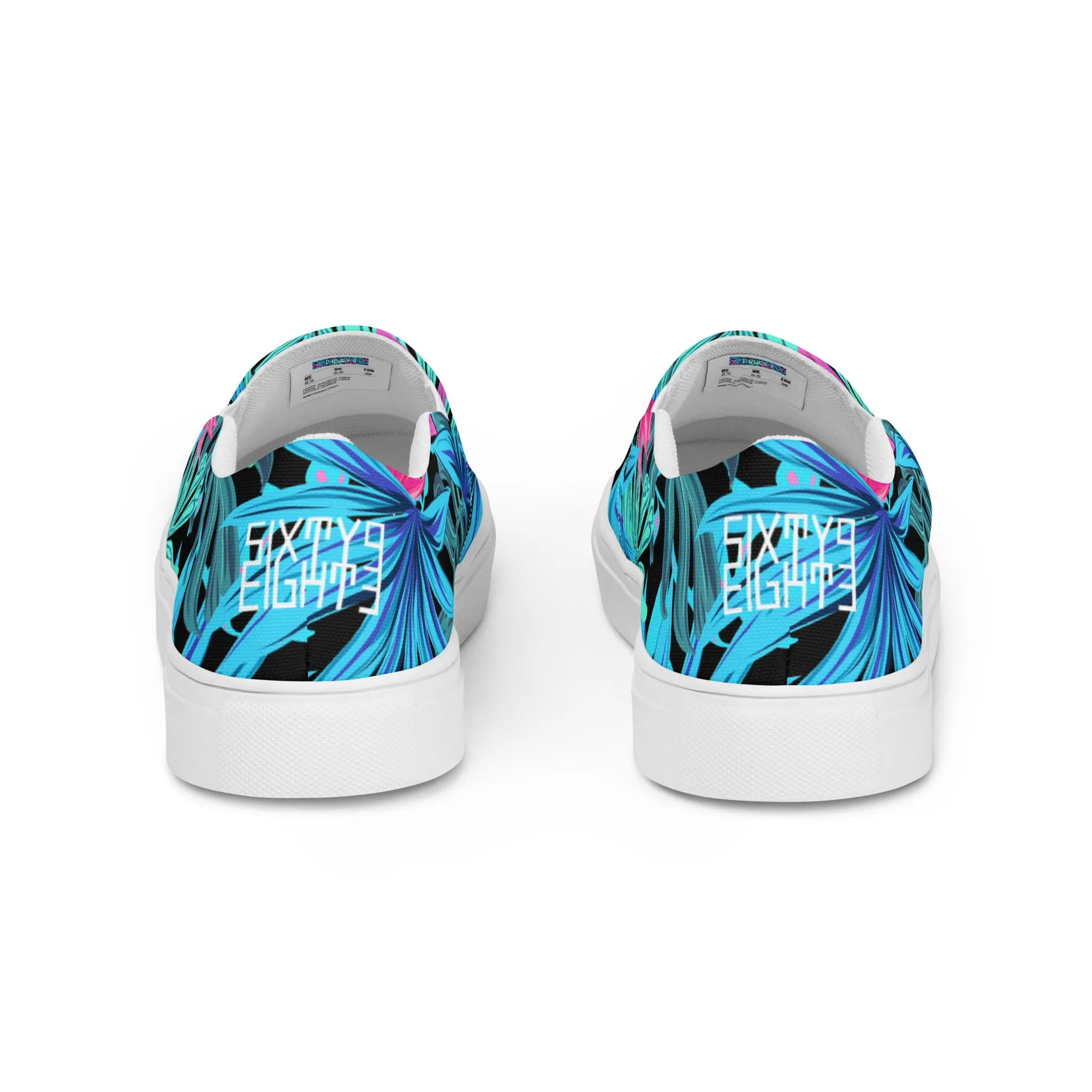 Sixty Eight 93 Logo White Tropical 1.0 Women's Slip On Shoes