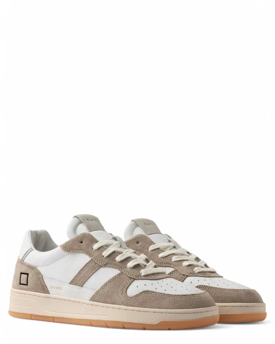 Sneakers Court 2.0 Vintage Calf White-Beige