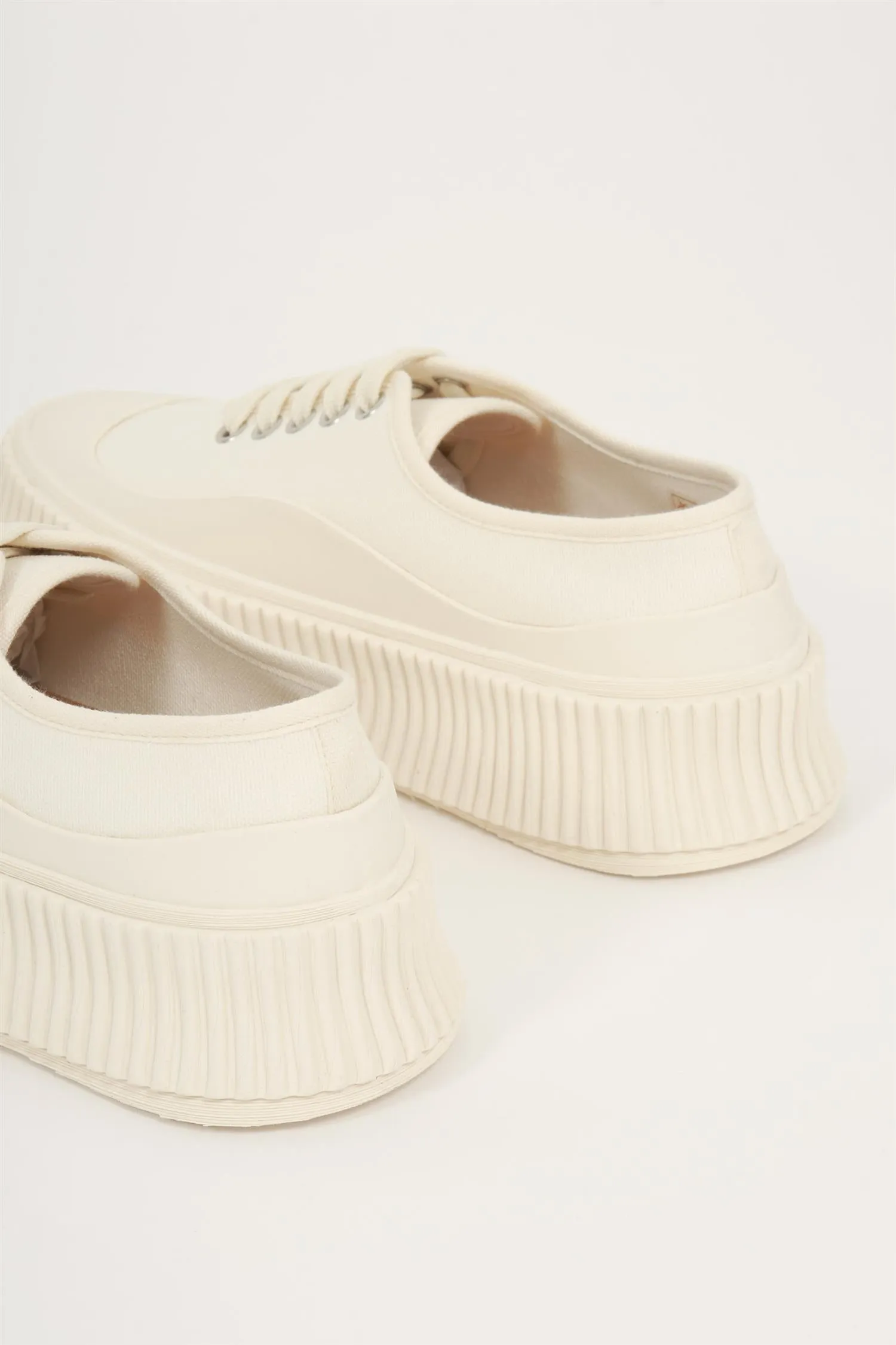 Sneakers Lace-up Canvas