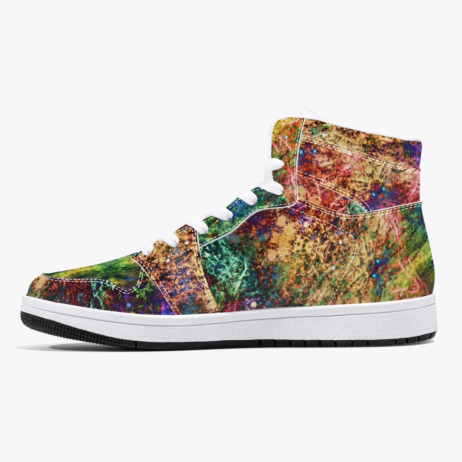 Starflow Psychedelic Split-Style High-Top Sneakers