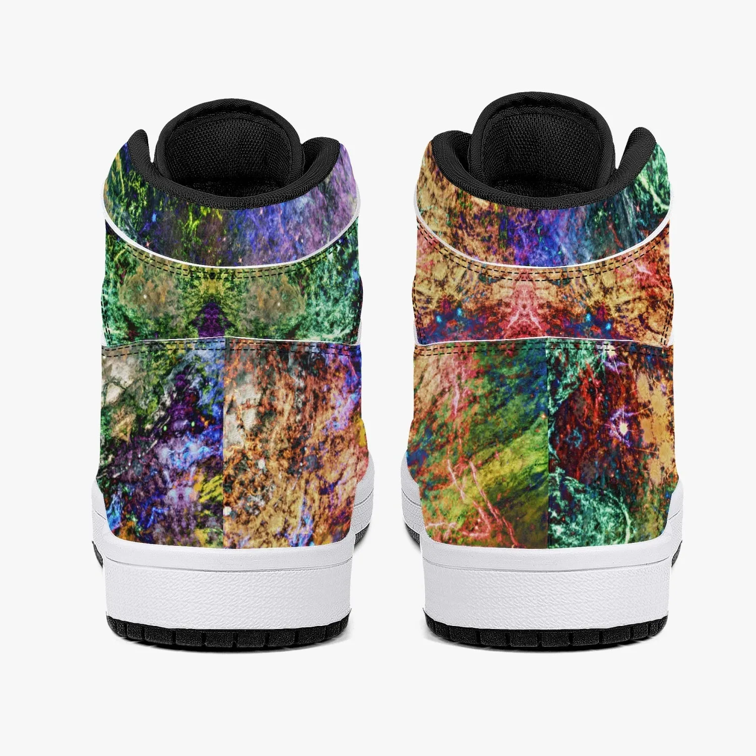 Starflow Psychedelic Split-Style High-Top Sneakers