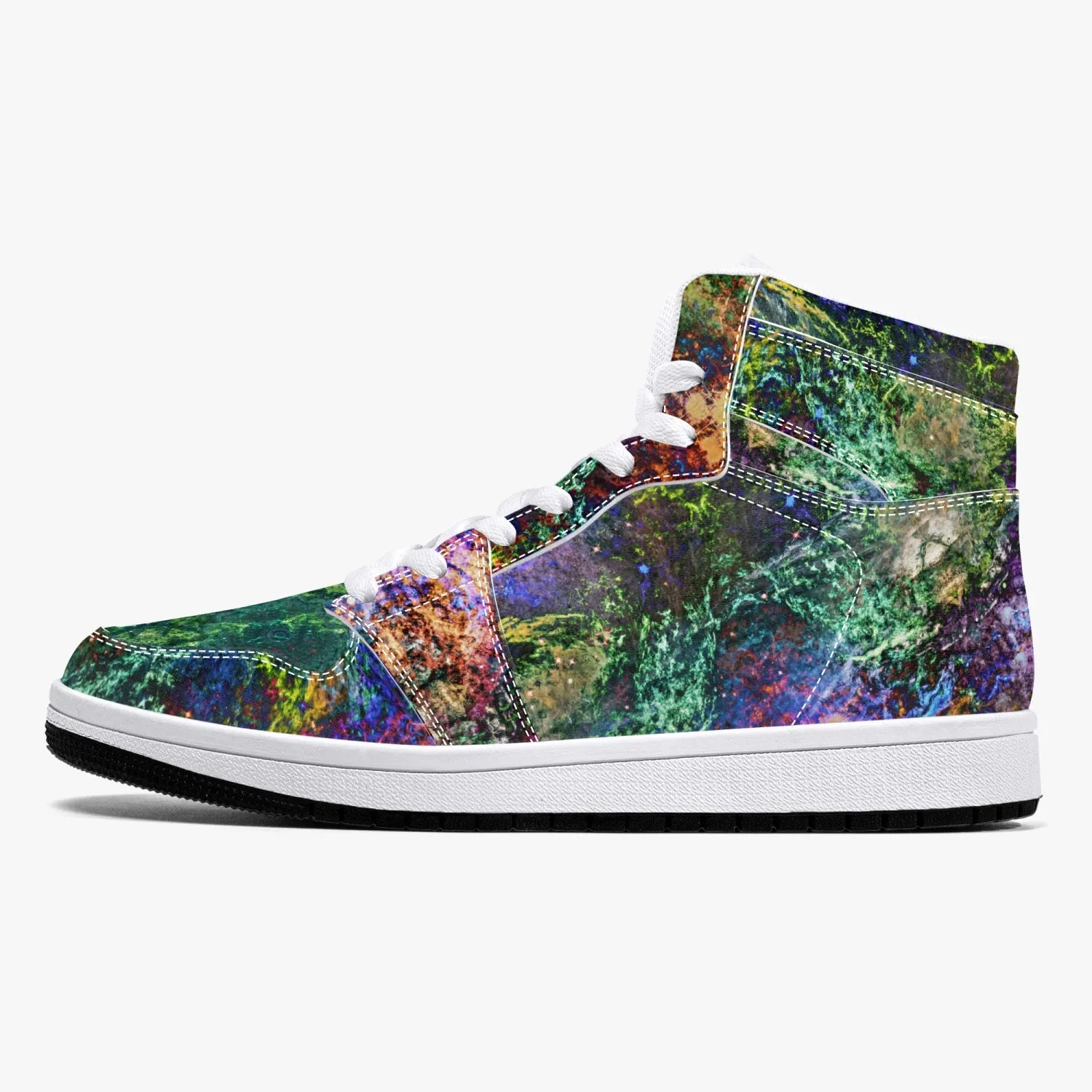 Starflow Psychedelic Split-Style High-Top Sneakers