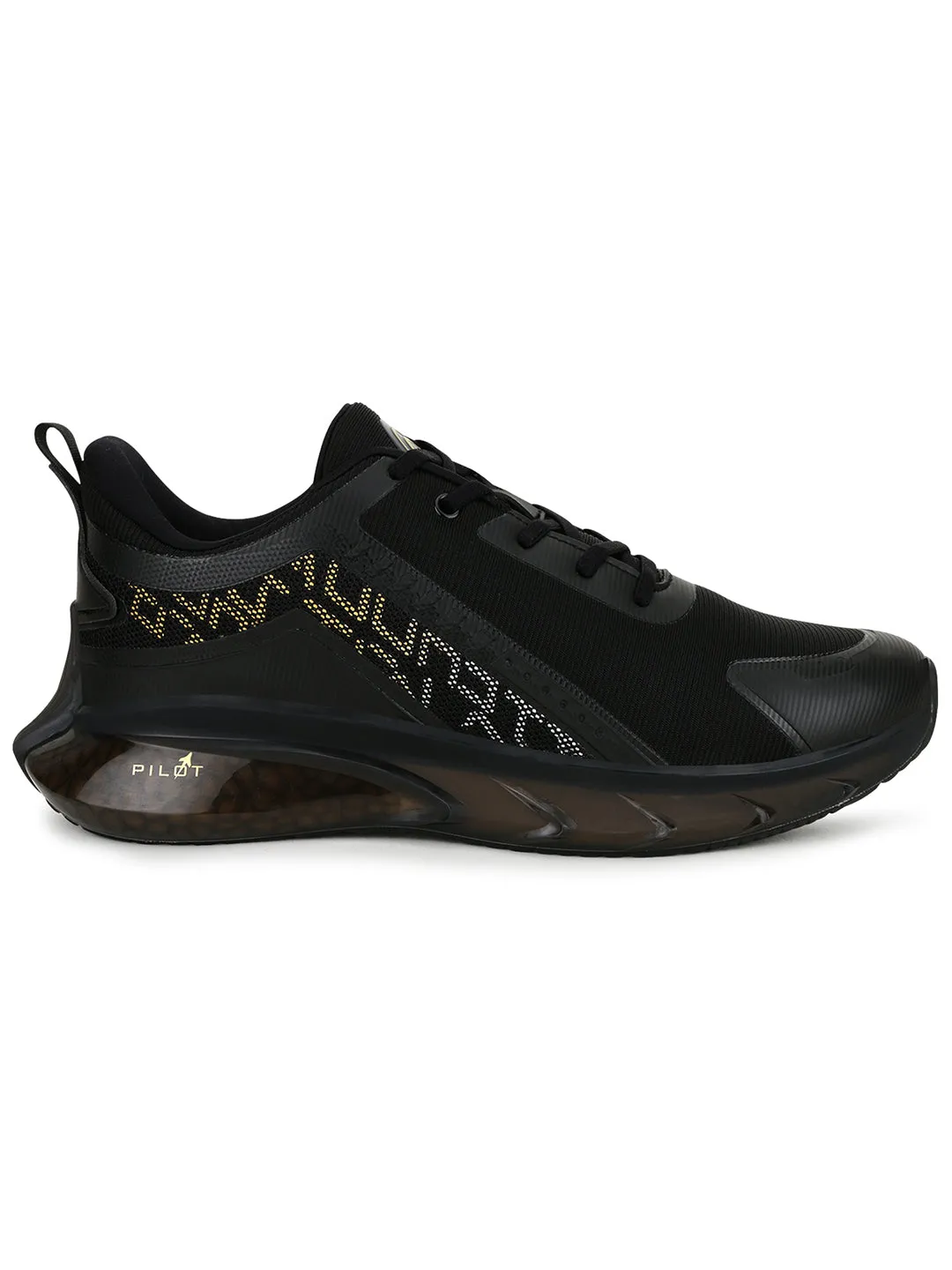SYCLONE PRO Black Men's Running Shoes