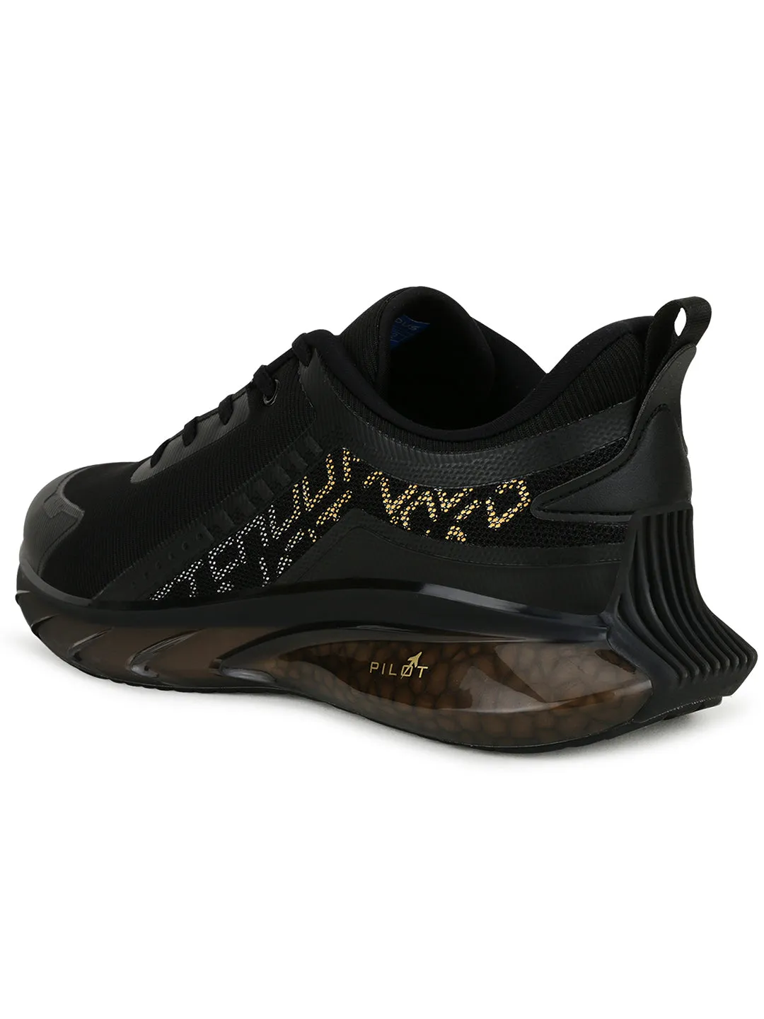 SYCLONE PRO Black Men's Running Shoes