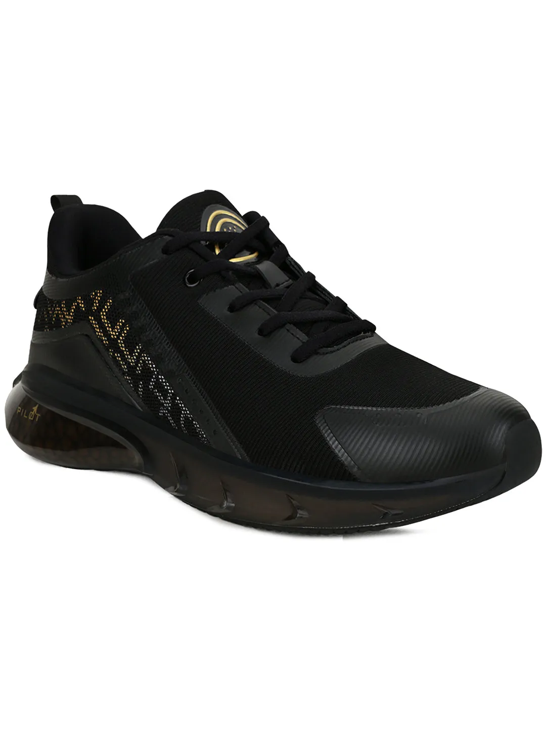 SYCLONE PRO Black Men's Running Shoes