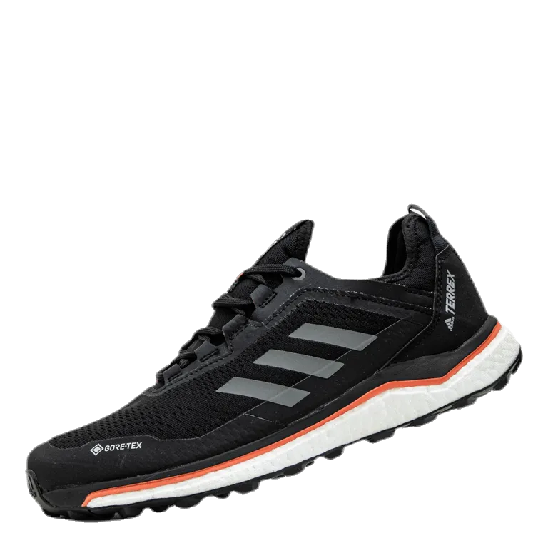 Terrex Agravic Flow GORE-TEX Trail Running Shoes Core Black / Grey Four / Signal Pink / Coral