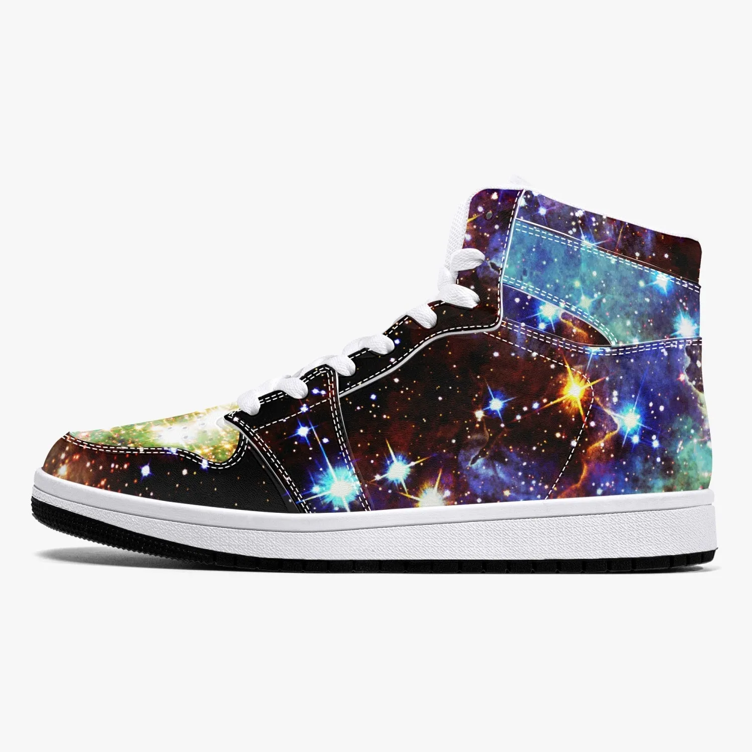 Valhalla Psychedelic Split-Style High-Top Sneakers