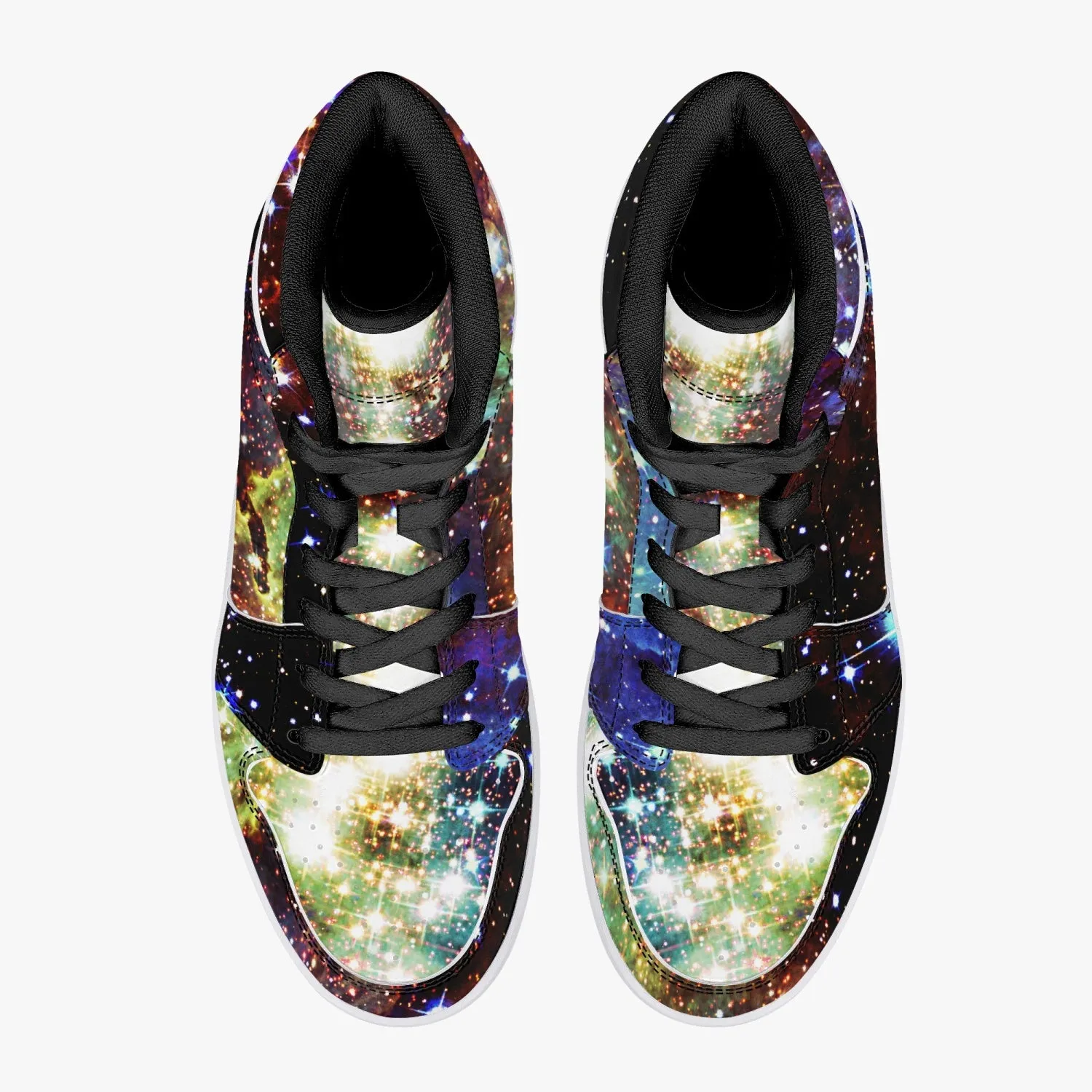 Valhalla Psychedelic Split-Style High-Top Sneakers