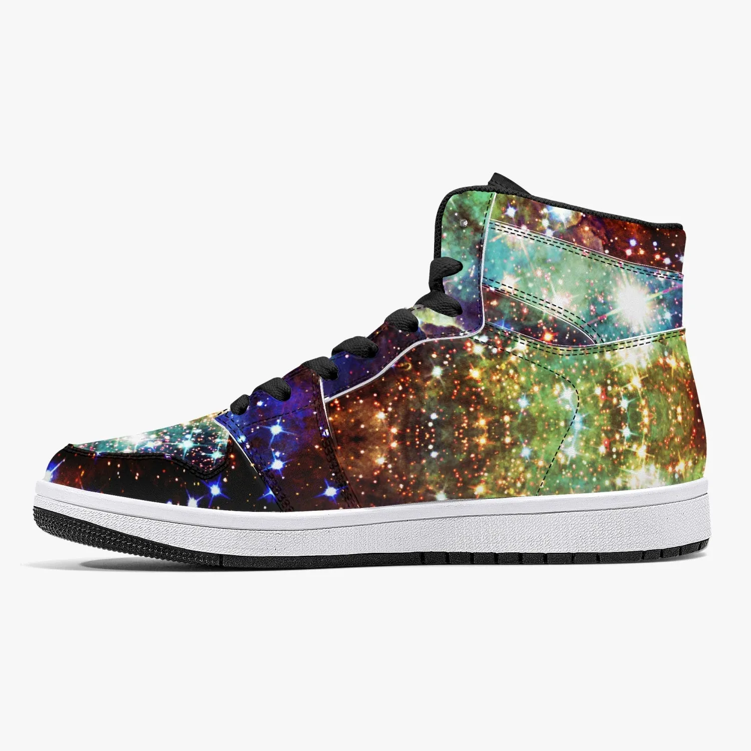 Valhalla Psychedelic Split-Style High-Top Sneakers