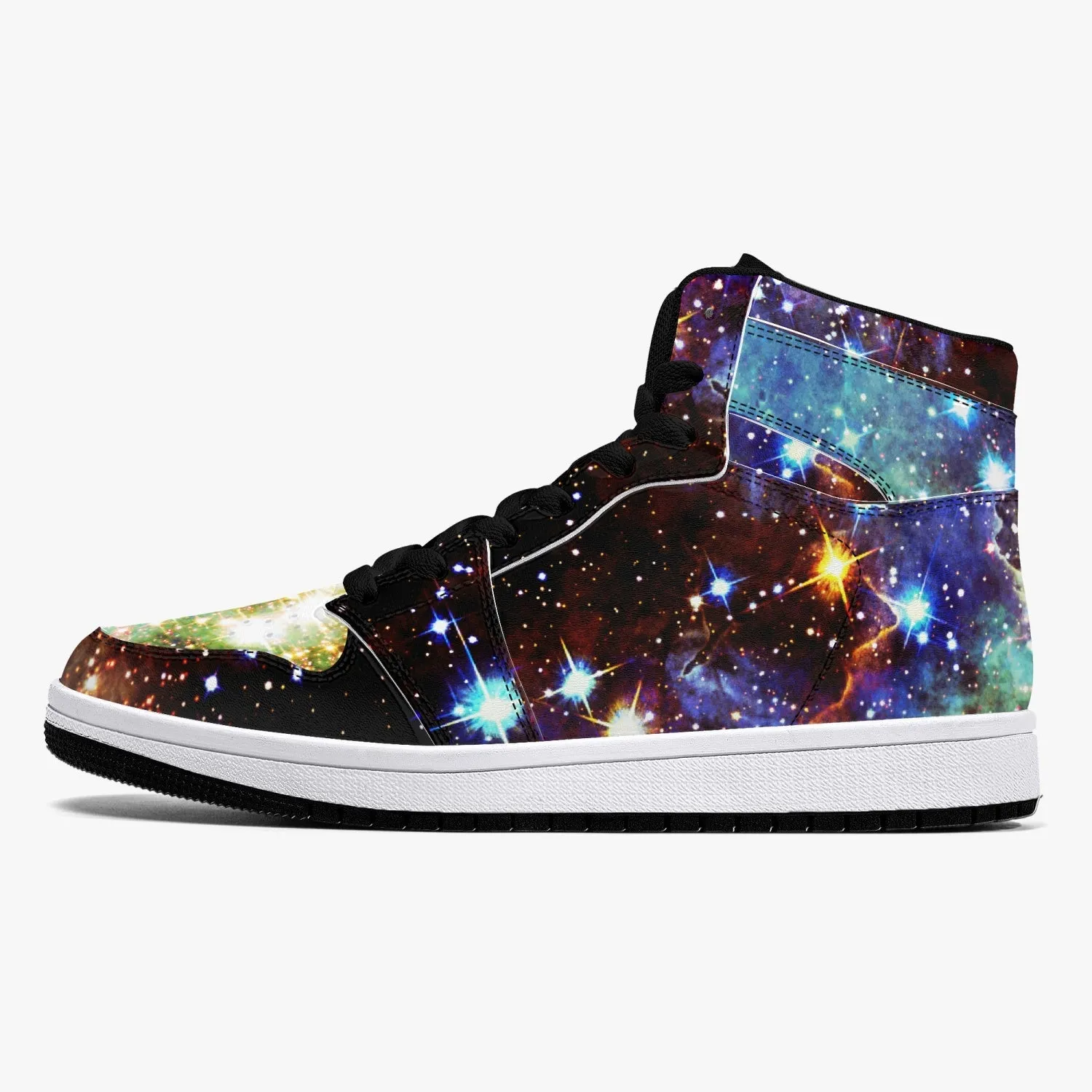 Valhalla Psychedelic Split-Style High-Top Sneakers