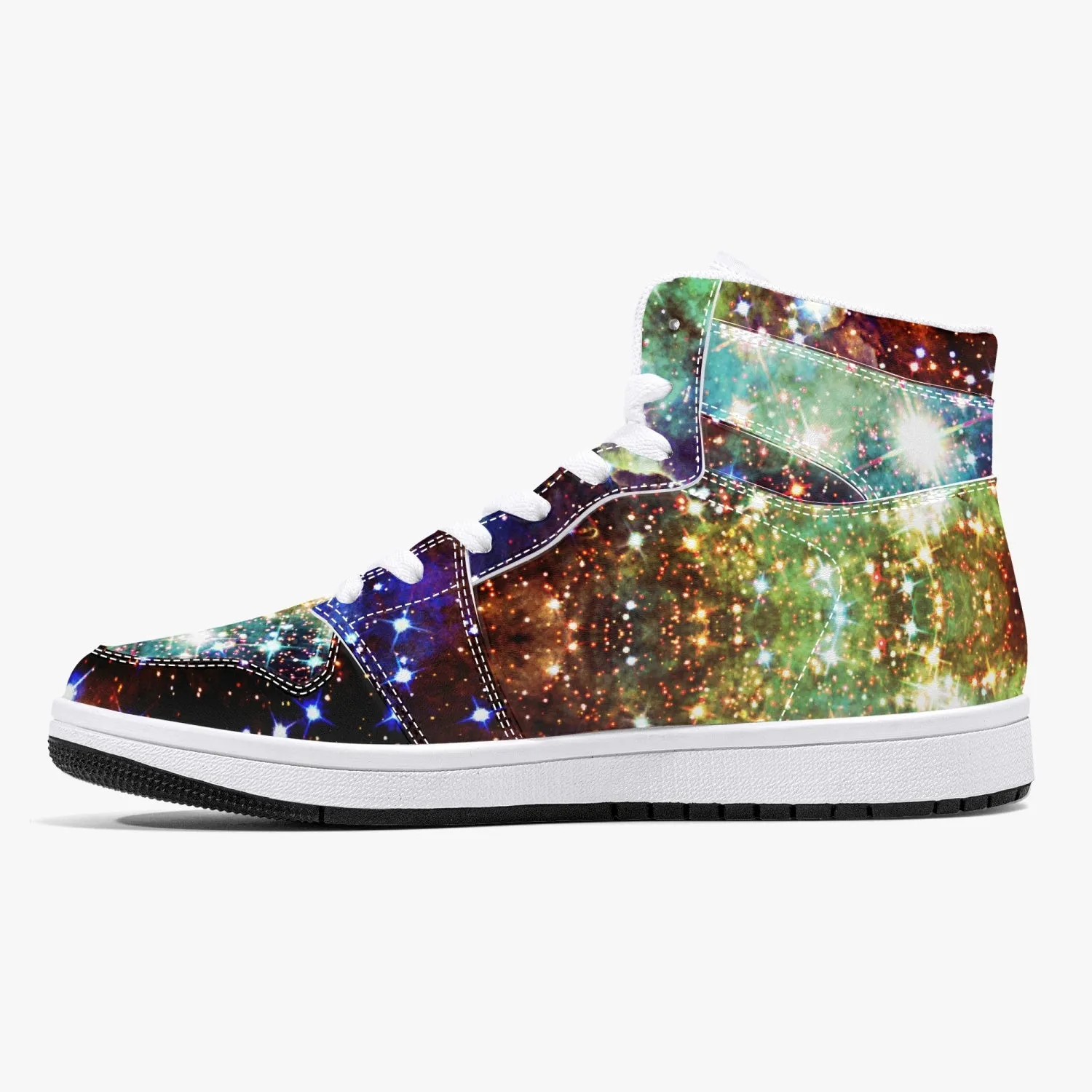 Valhalla Psychedelic Split-Style High-Top Sneakers