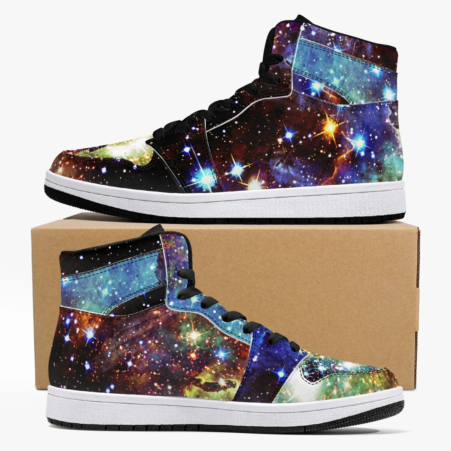 Valhalla Psychedelic Split-Style High-Top Sneakers