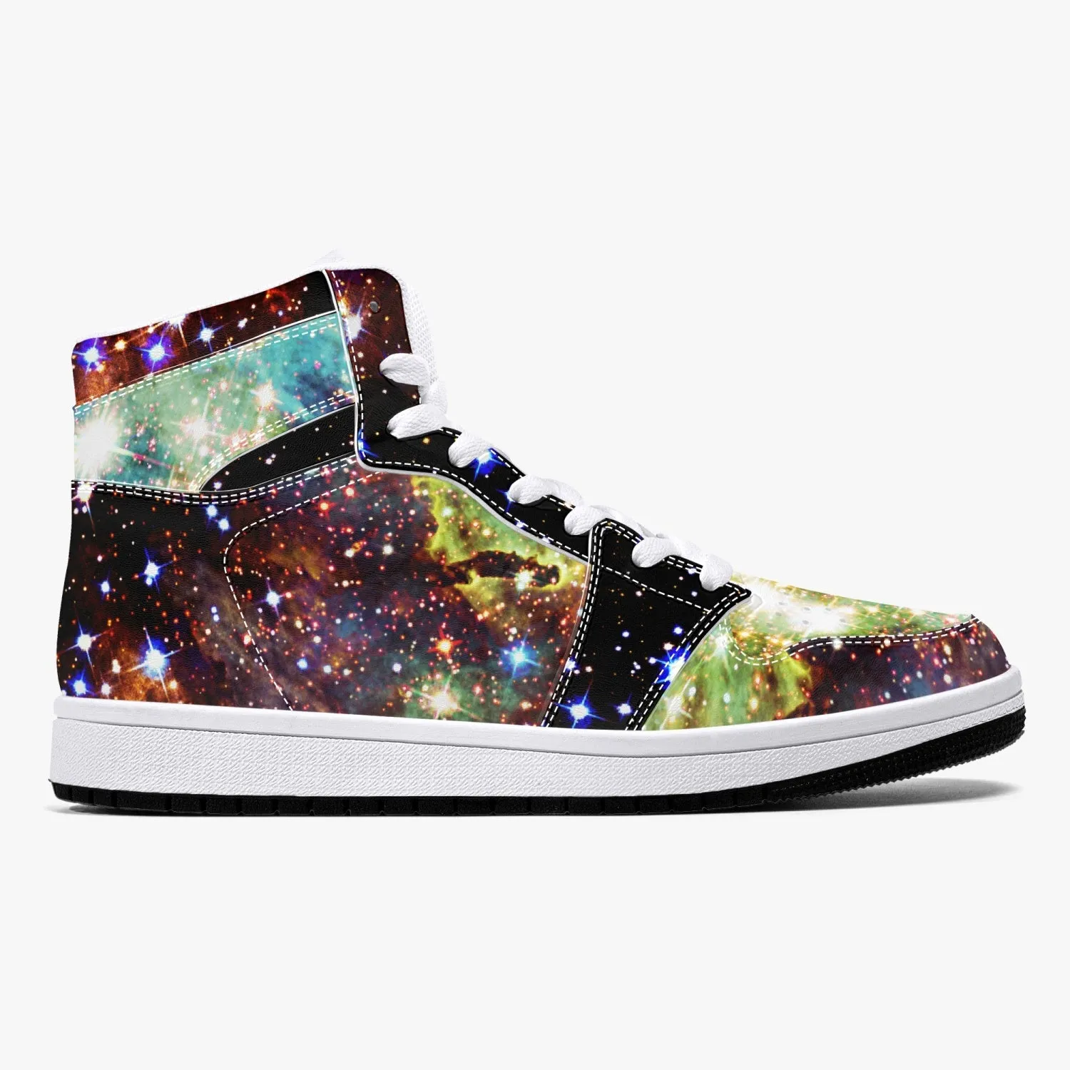 Valhalla Psychedelic Split-Style High-Top Sneakers