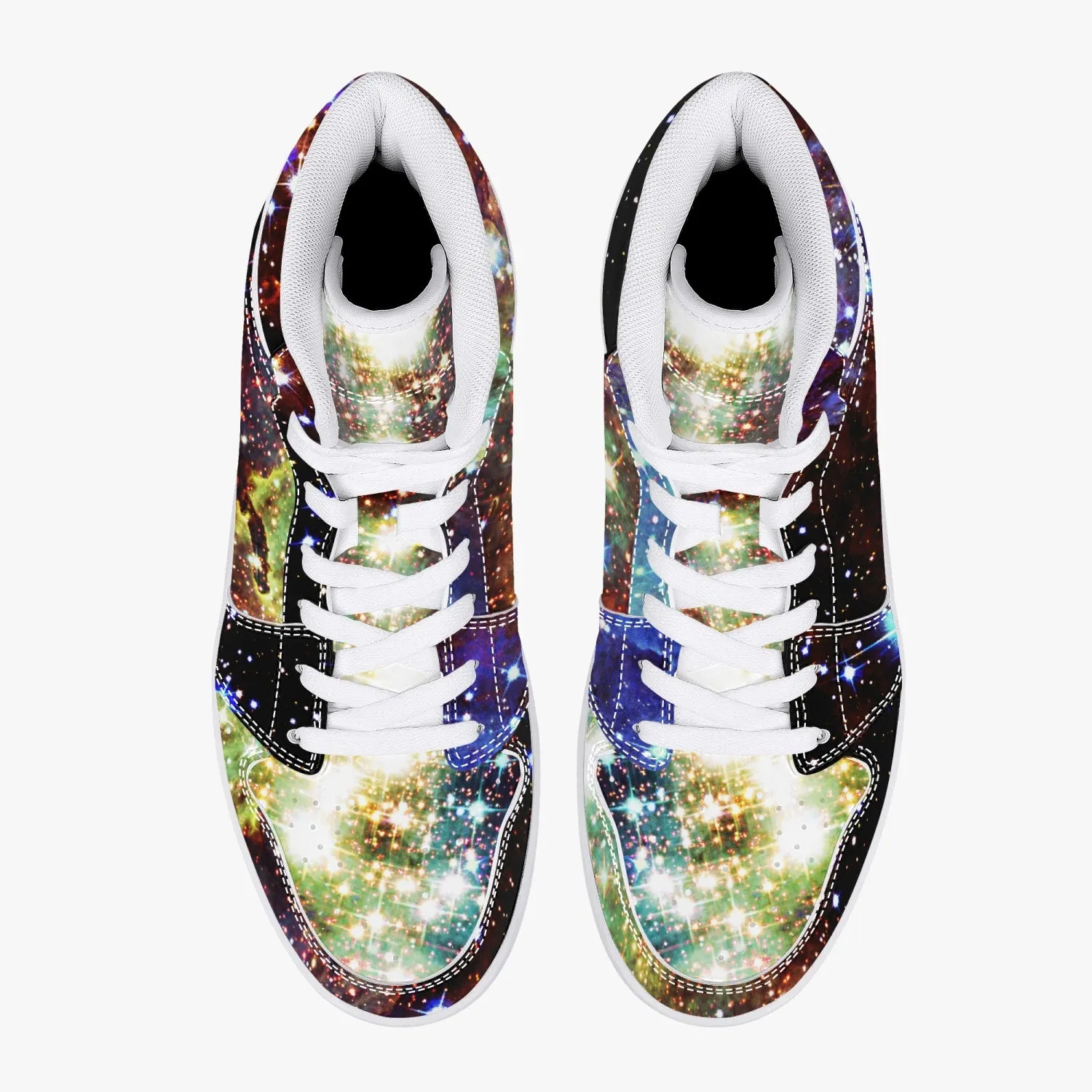 Valhalla Psychedelic Split-Style High-Top Sneakers
