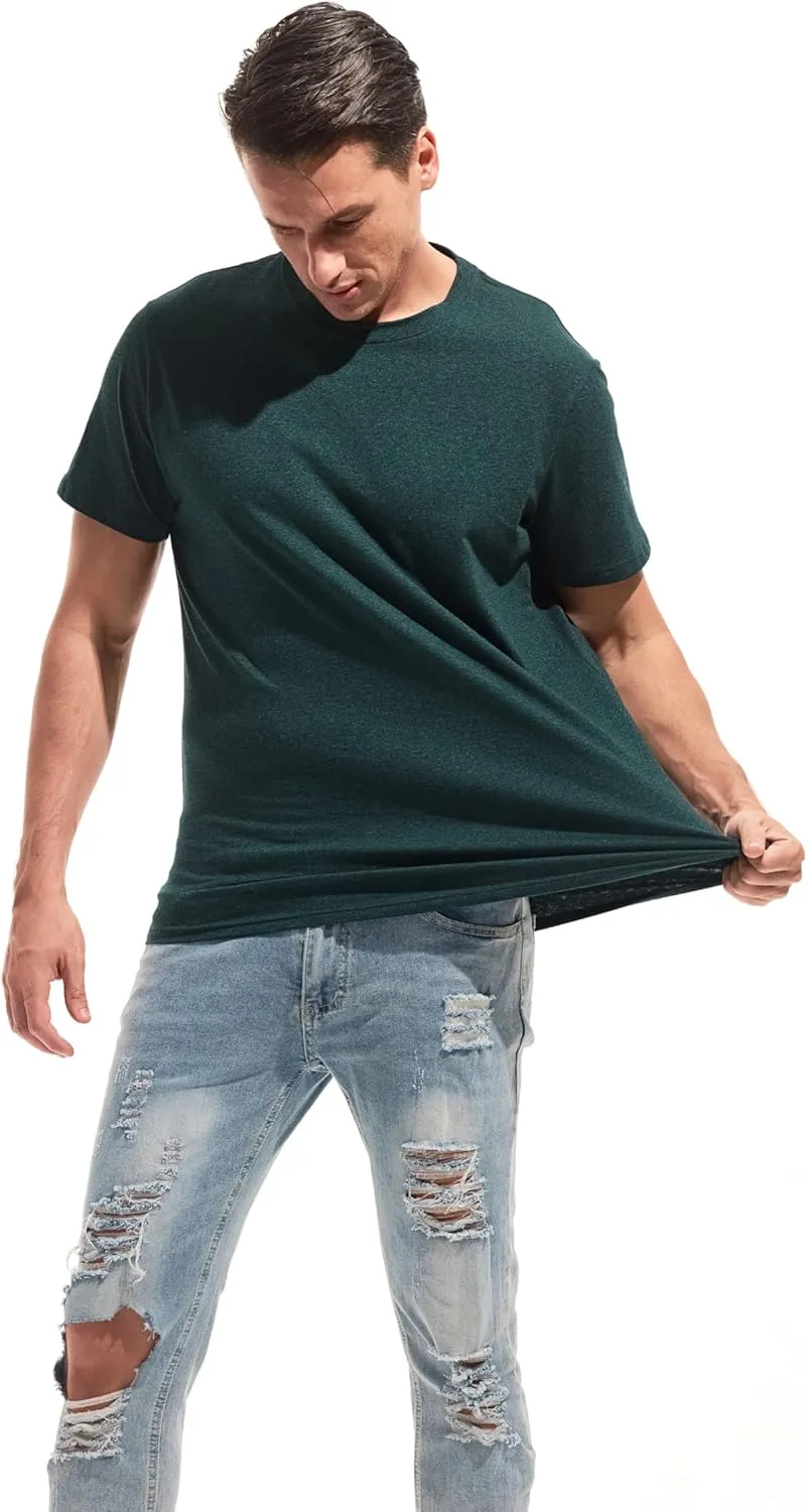 VEIISAR Crew Neck Tees Premium Men's T-Shirts - Soft and Fit Mens T-Shirt - Casual Stylish Tee for Men S - 4XL