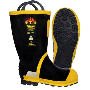 Viking VW90 Firefighter® Felt Lined Boots - Flame Retardant, 14" Height, Steel Toe, NFPA & CSA Certified, Elec Shock   Chemical Resistant | Sizes 5-14