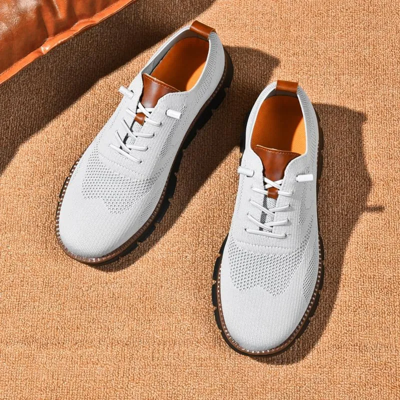 Wearbreeze Men??s Business Casual Oxford Sneakers ?C Lightweight Lace-Up Dress Shoes for Work, Travel,Party & Daily Commute