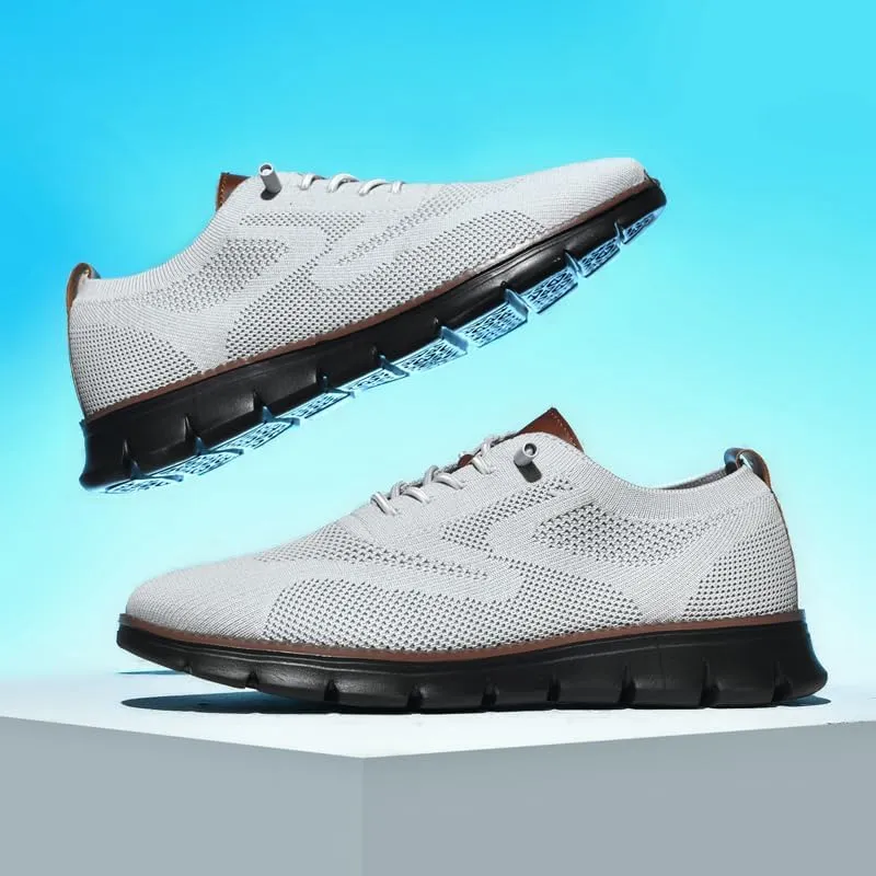 Wearbreeze Men??s Business Casual Oxford Sneakers ?C Lightweight Lace-Up Dress Shoes for Work, Travel,Party & Daily Commute
