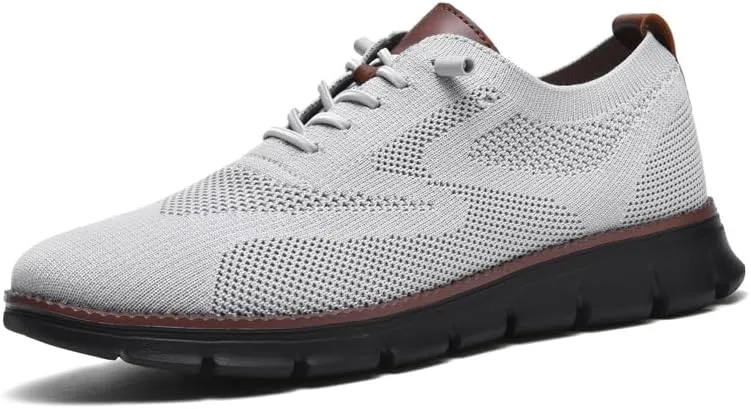 Wearbreeze Men??s Business Casual Oxford Sneakers ?C Lightweight Lace-Up Dress Shoes for Work, Travel,Party & Daily Commute