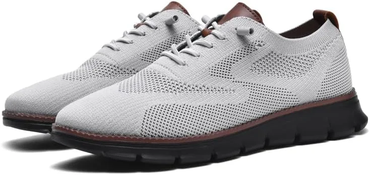 Wearbreeze Men??s Business Casual Oxford Sneakers ?C Lightweight Lace-Up Dress Shoes for Work, Travel,Party & Daily Commute