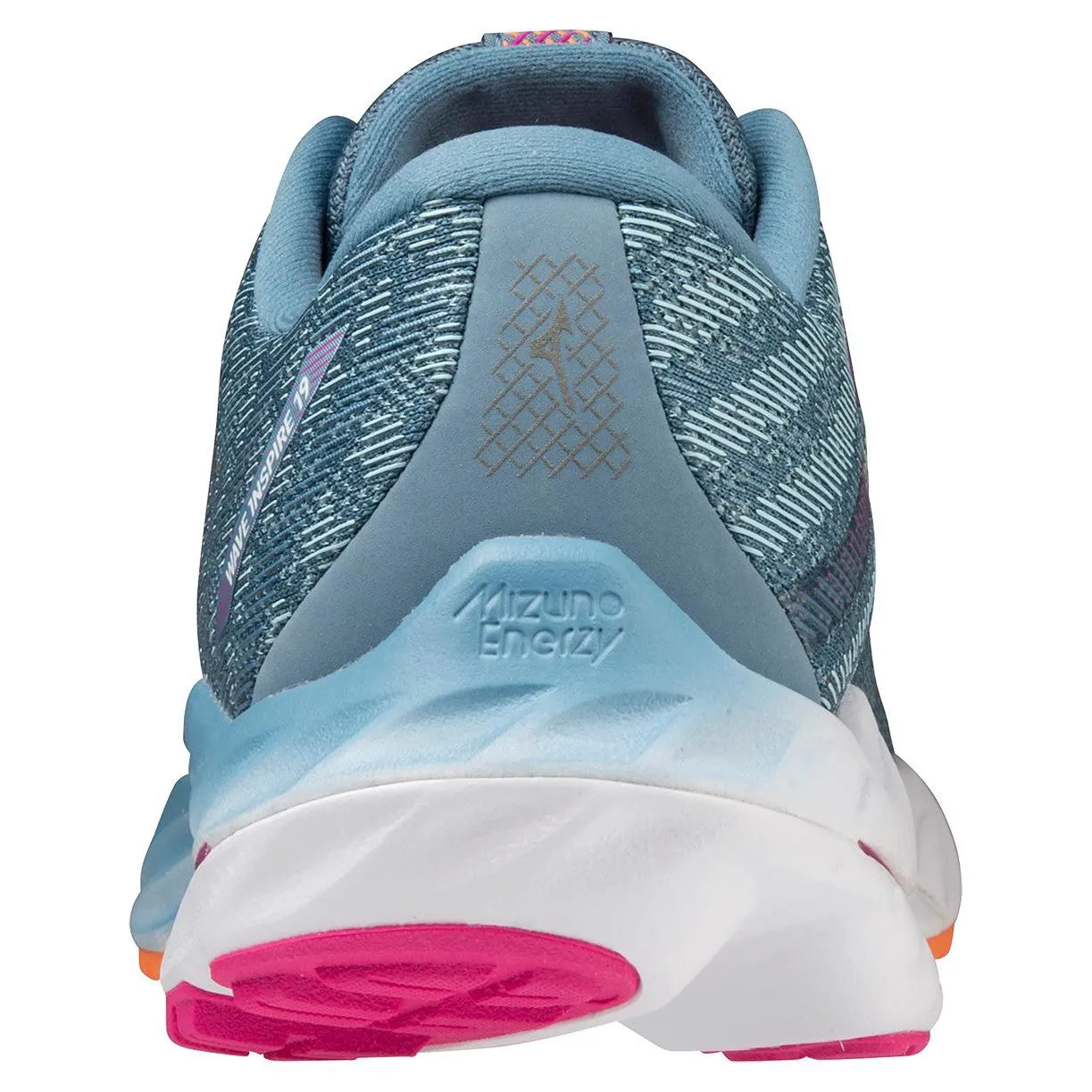 Women's Mizuno Wave Inspire 19 D Provincial Blue-White